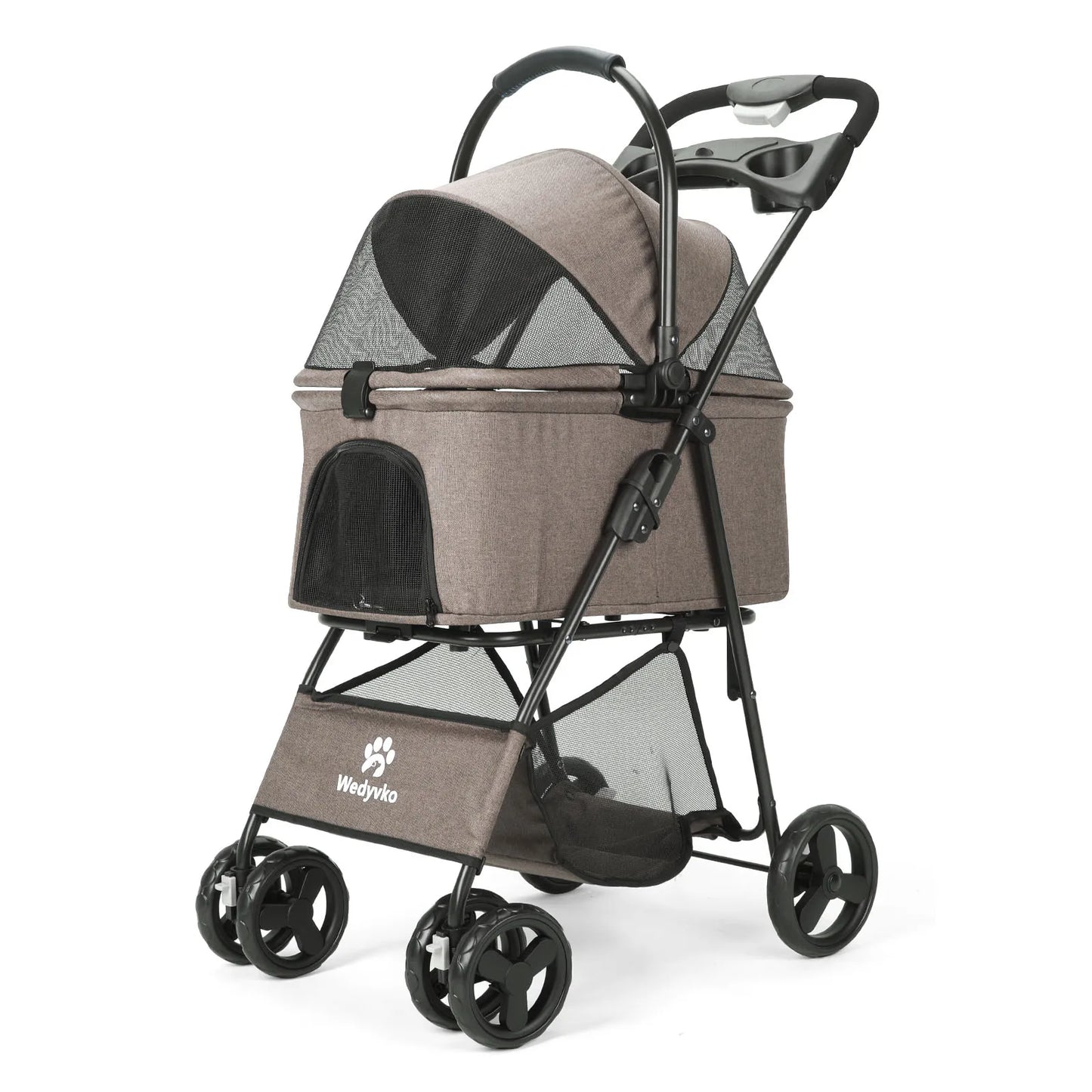 3-In-1 Pet Stroller With Removable Carrier For Pets