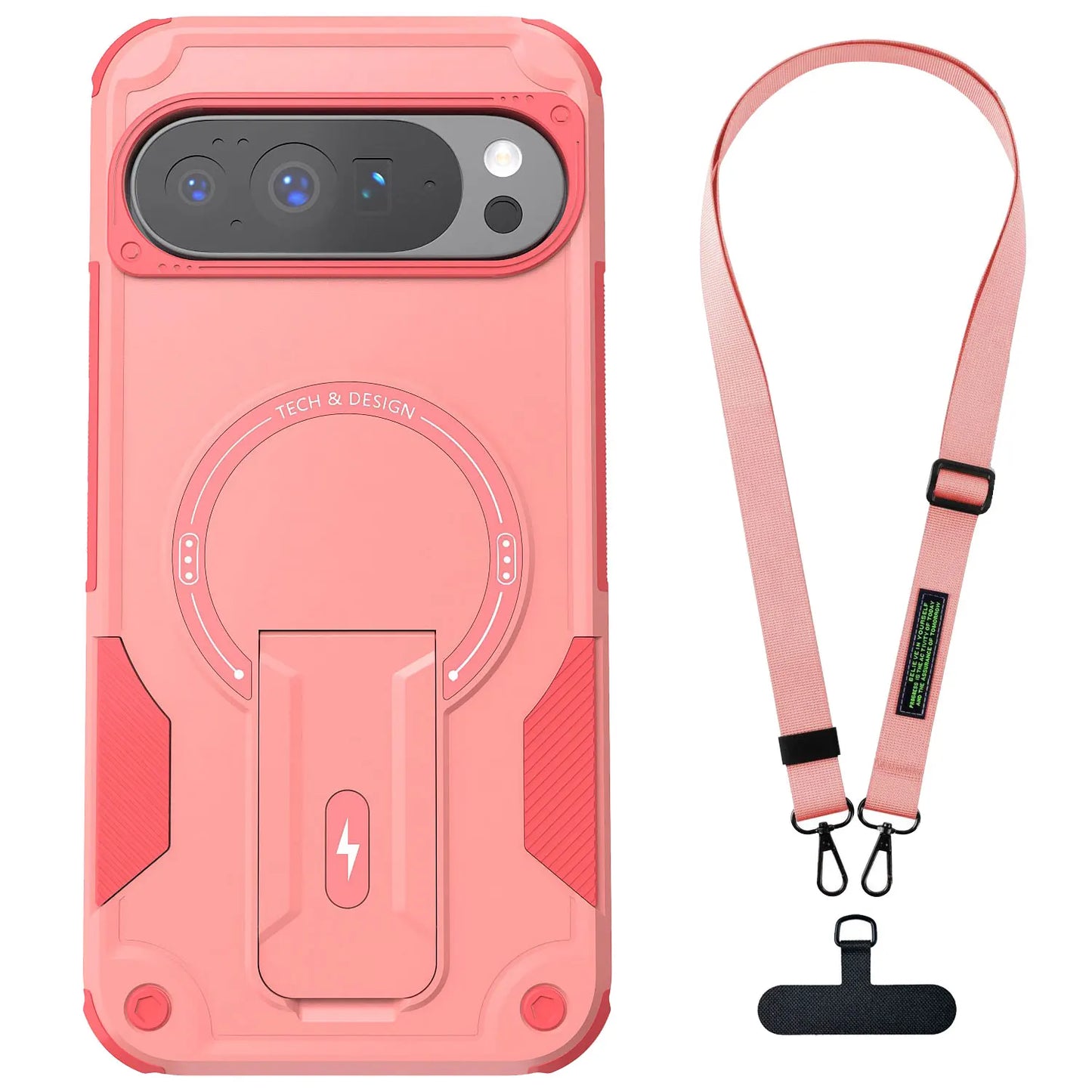 NONEDesign Shockproof Magnetic Case With Kickstand Pixel9 10 Pro Series