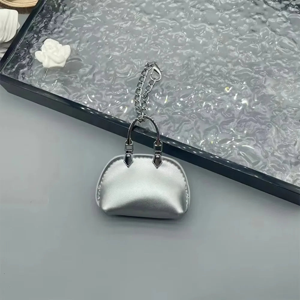 PU Leather Bag Pendant Keychain Decoration For Handbags