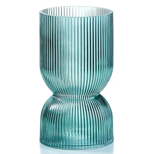 SNQP Clear Glass Vase For Pampas Grass Centerpiece