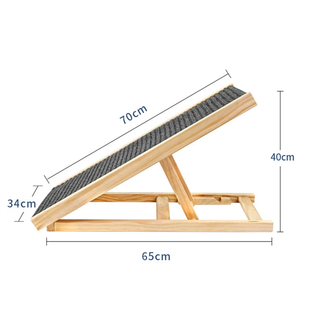 TWISTER.CK Pet Dog Ramp Ladder Folding Anti Skid Adjustable