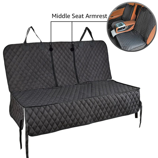 PETRAVEL Dog Car Seat Cover Waterproof Protector With Armrest