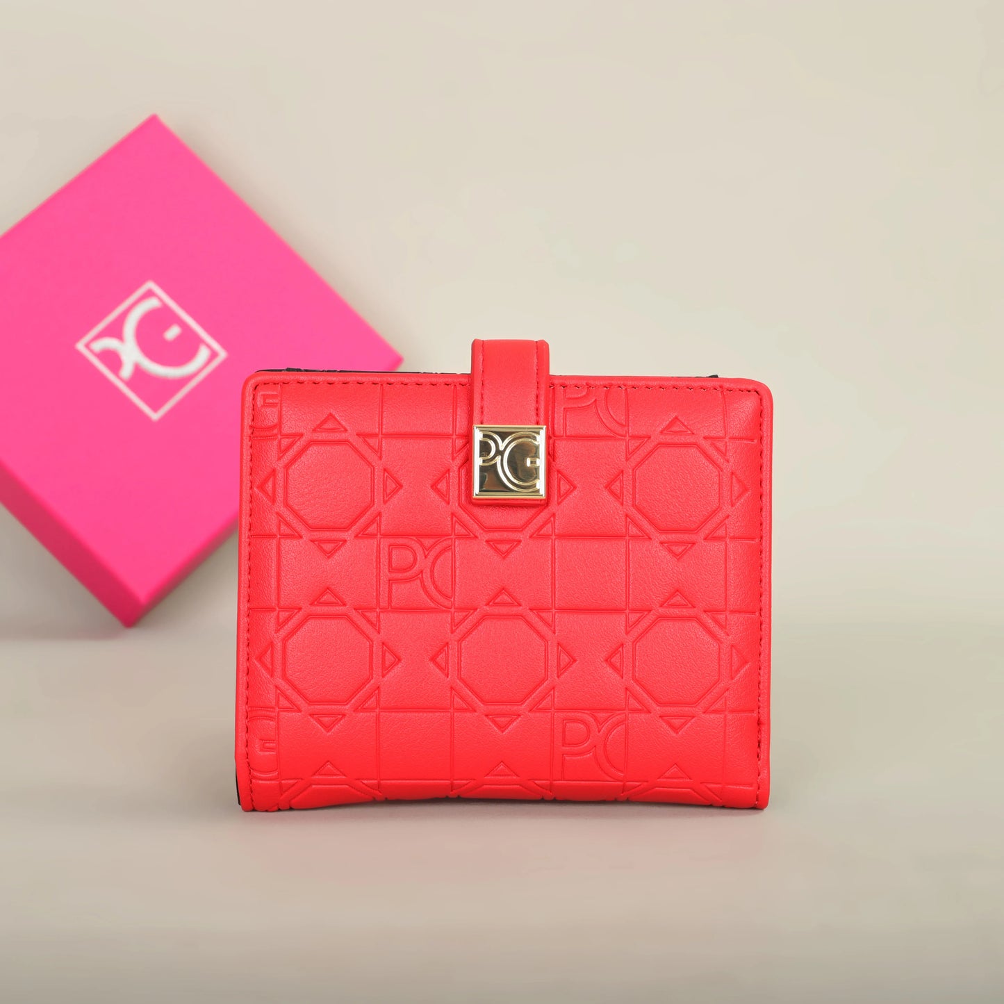 Unisex Retro Letter Print Wallet Card Holder Portable