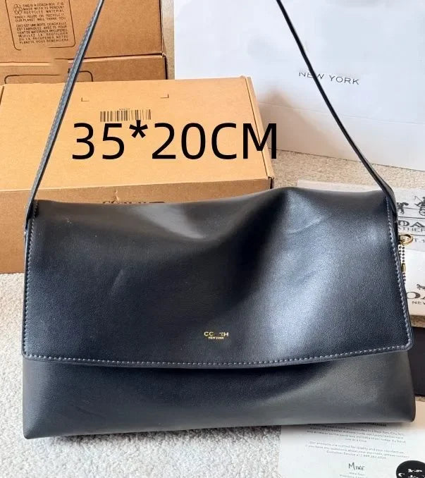 Large Capacity Chelsea Shoulder Bag 30 35 Luxury Designer Suede Genuine Leather Crossbody Bag Zipper Pocket Handbag Fashion Wome