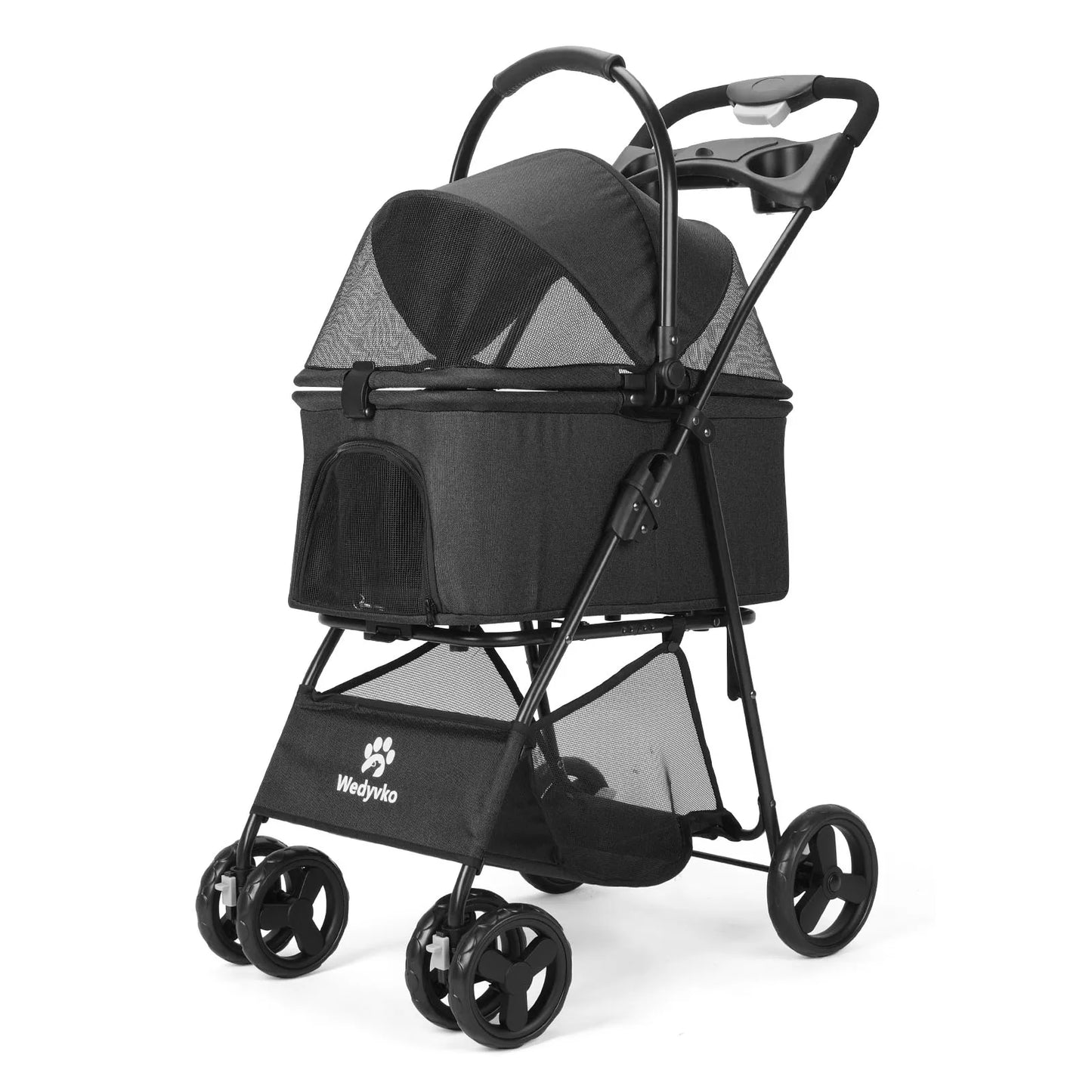 3-In-1 Pet Stroller With Removable Carrier For Pets