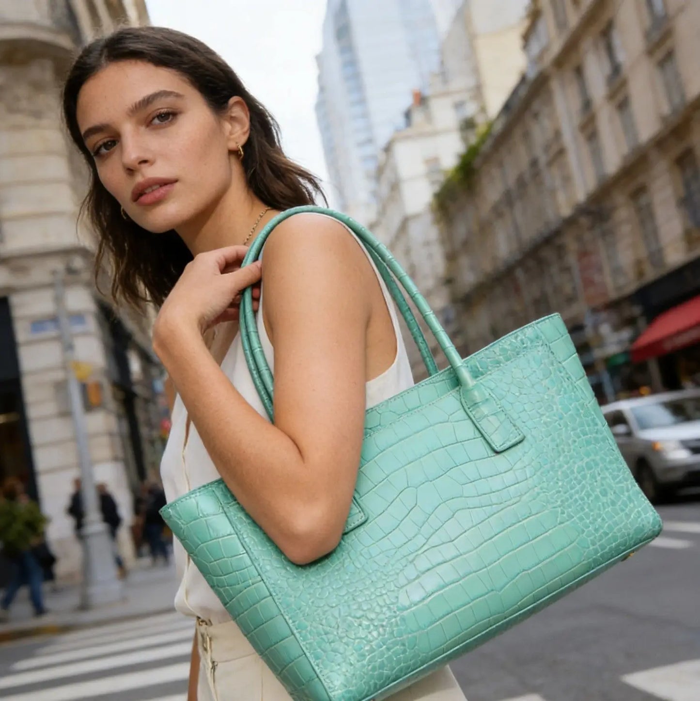 high-quality designer classic trend women's handbag casual women's cross-body bag leather shoulder bag