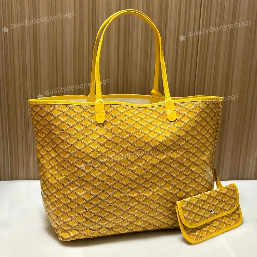Totes goy Youth Designer Tote Bag double-sided Leather large capacity Shopping Goes Yardes Wallet men Womens tote Handbag should