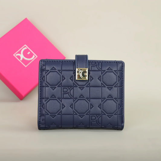 Unisex Retro Letter Print Wallet Card Holder Portable