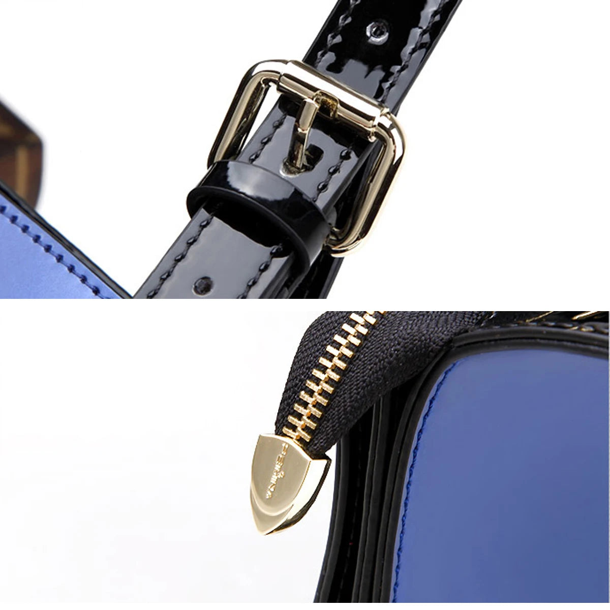Patent Leather Handbag for Women Luxury Tote Shoulder Bag