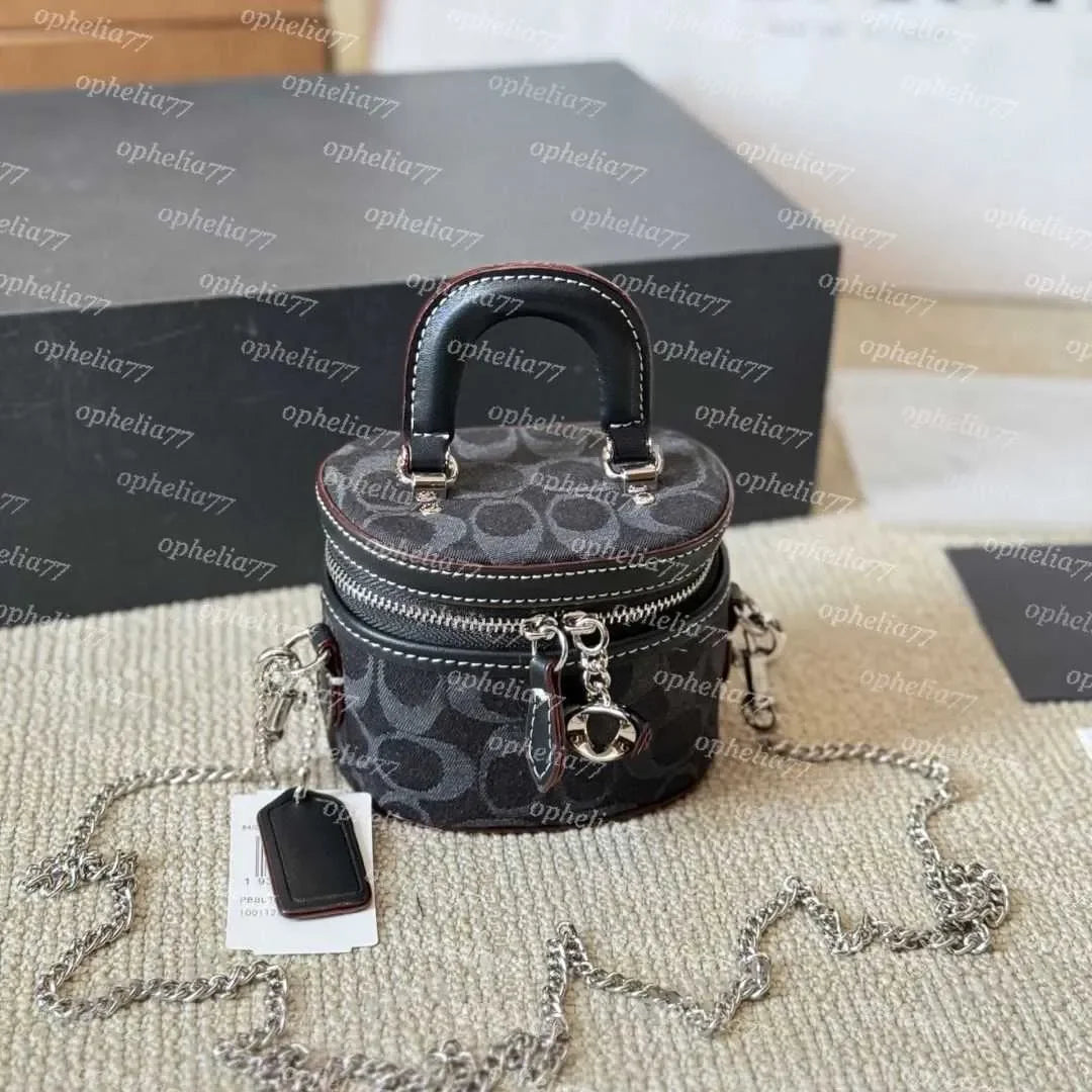 Luxury Otabby Denim Bags Designer Mini Rowan Pillow Bags Women TERI bag with cherry pendant LAUREL Crossbody Hobos Tote Purse De