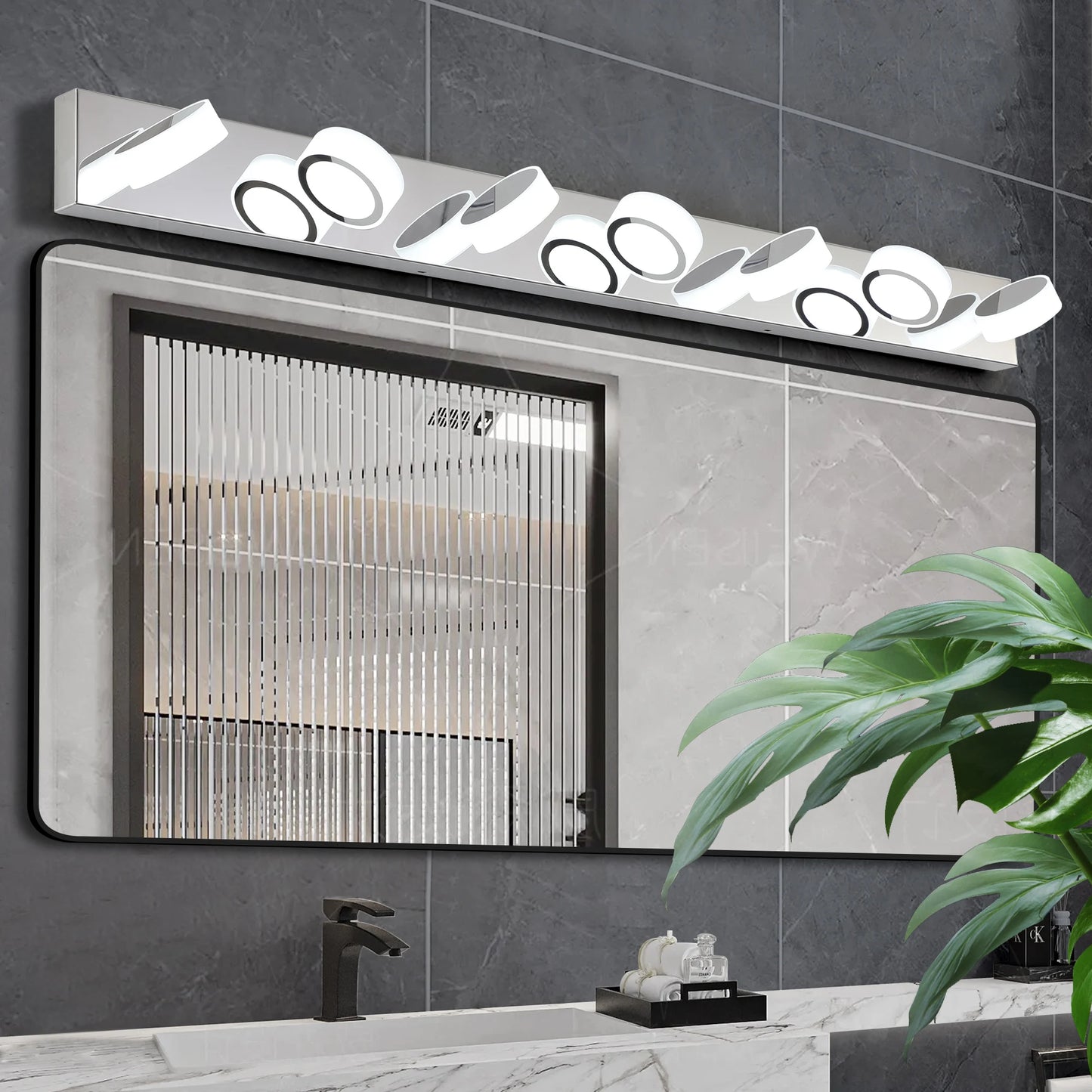 ARLGSITE Modern LED Dressing Area Wall Light with Acrylic Shade