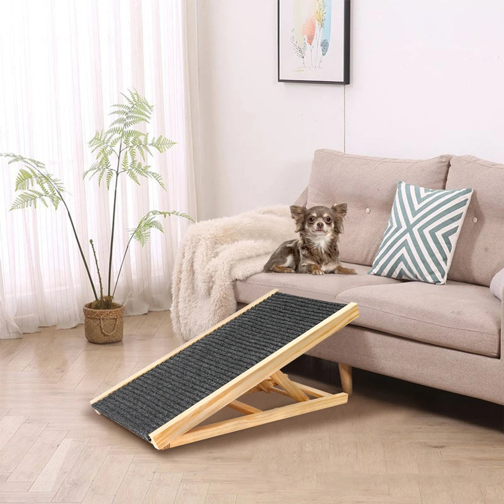 TWISTER.CK Pet Dog Ramp Ladder Folding Anti Skid Adjustable