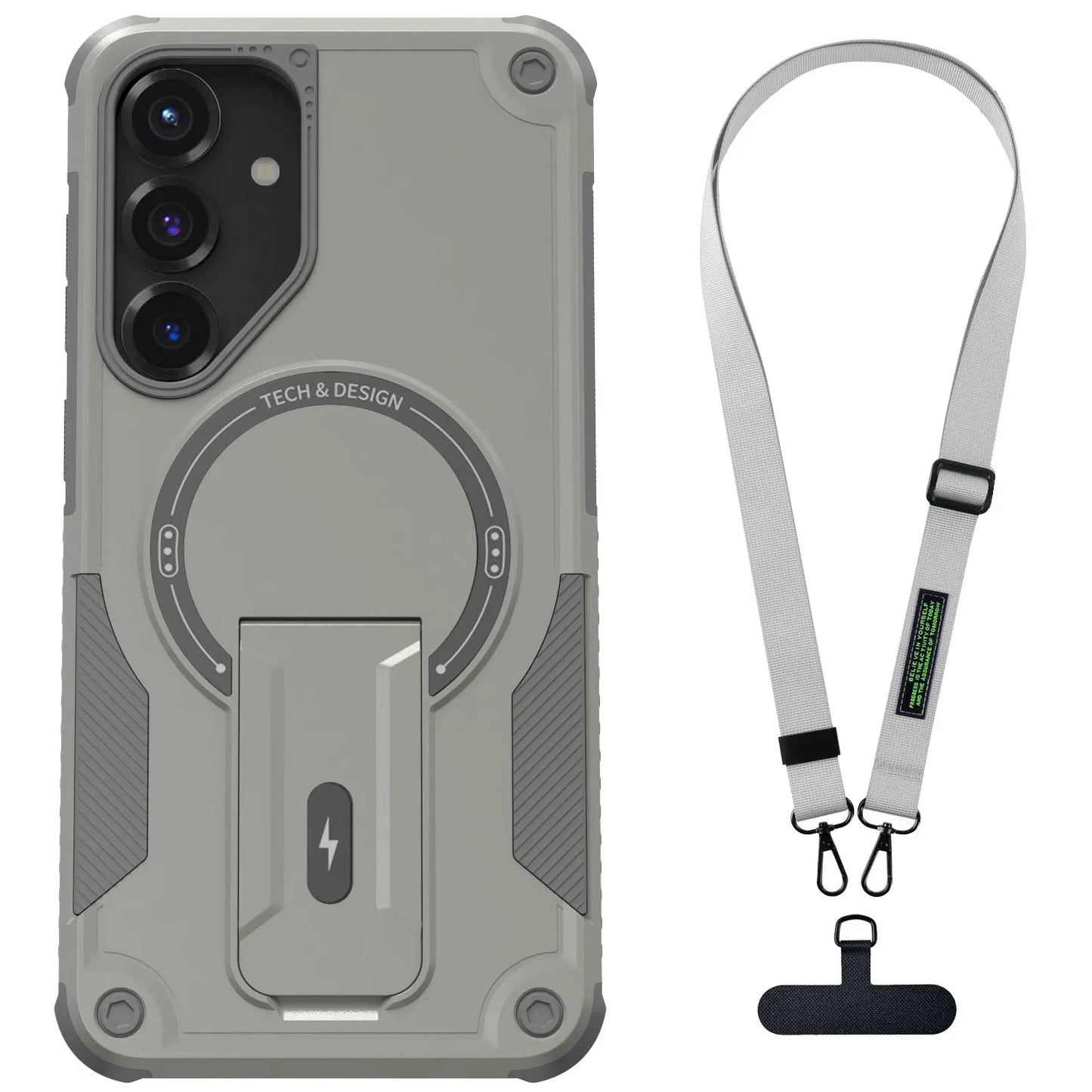 NONEDesign Shockproof Kickstand Case For Samsung Galaxy S25/S24
