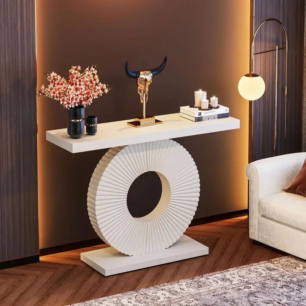 Modern Wood Console Table for Entryway and Hallway