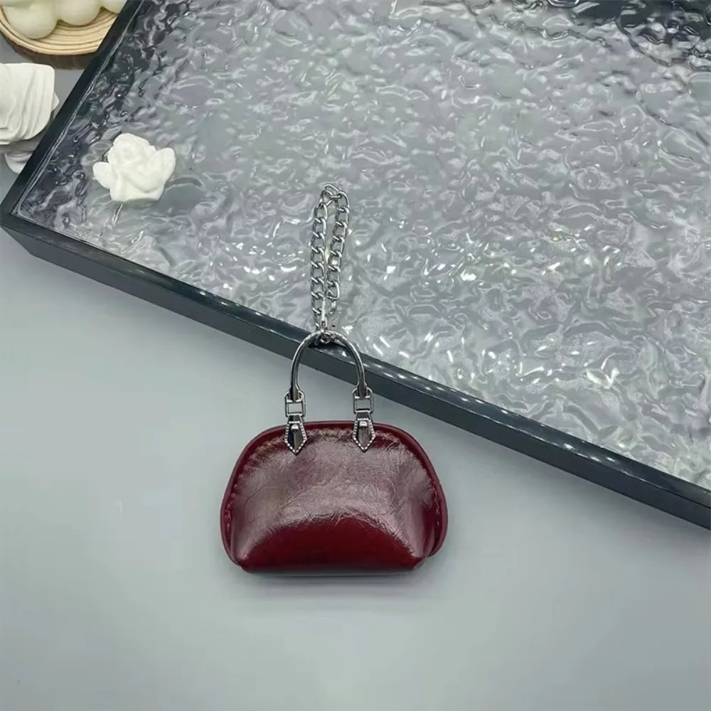 PU Leather Bag Pendant Keychain Decoration For Handbags