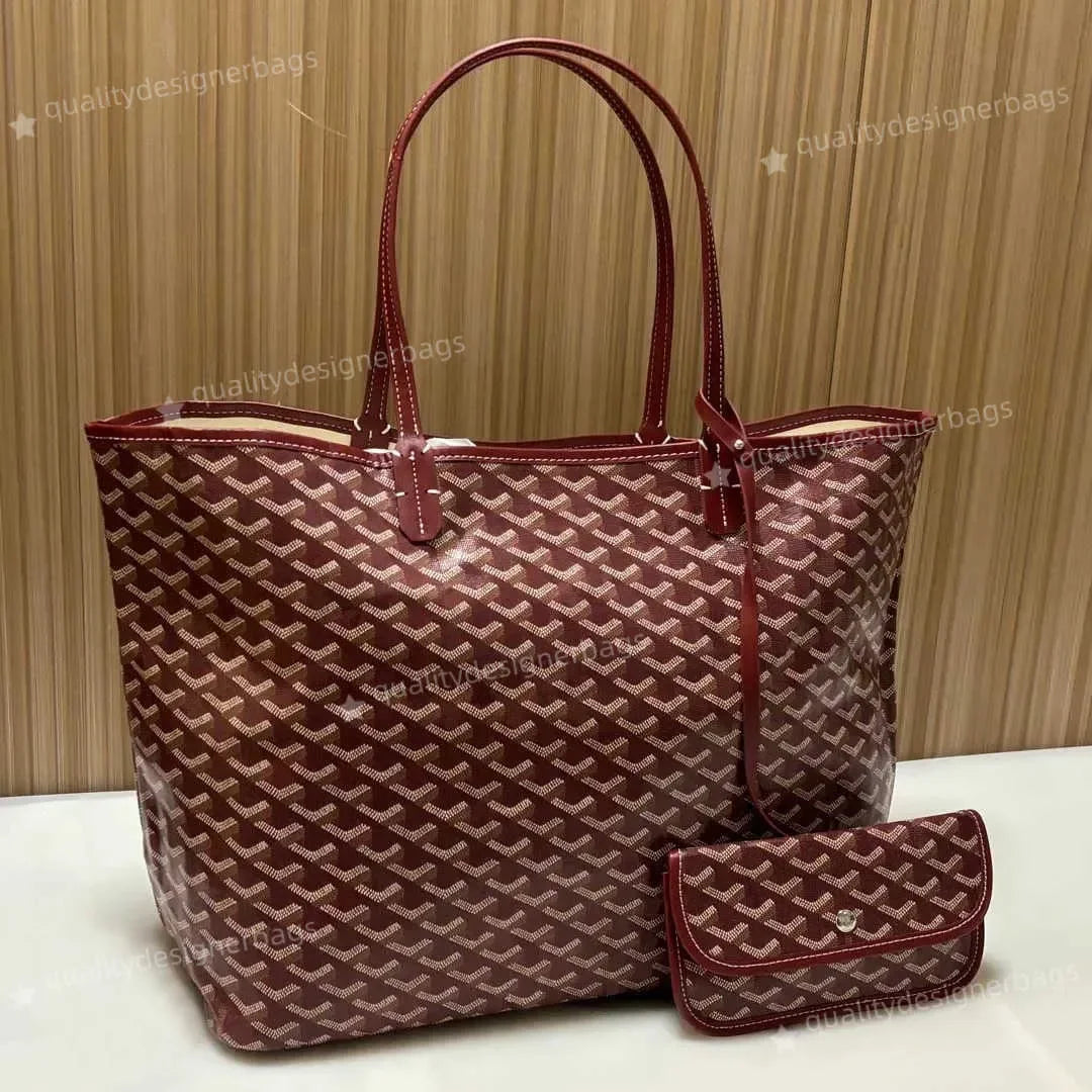 Totes goy Youth Designer Tote Bag double-sided Leather large capacity Shopping Goes Yardes Wallet men Womens tote Handbag should