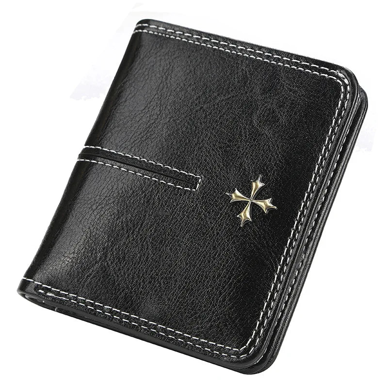 Leather Wallet For Women With Coin Pocket Card Holder