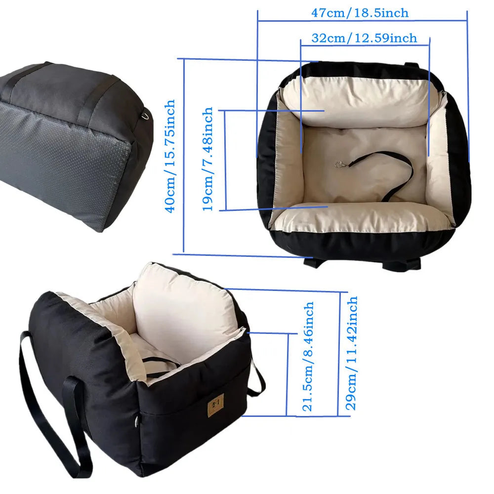 Dog Car Seat With Safety Belt Four Seasons Universal Pet