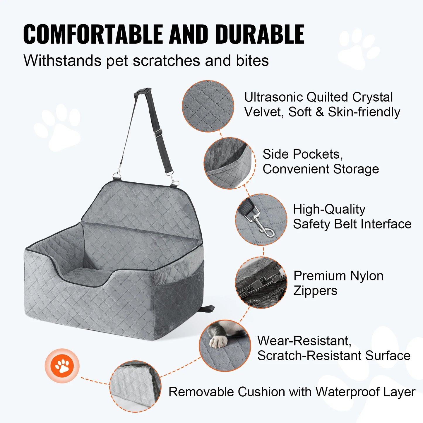 SucceBuy Dog Car Seat Booster