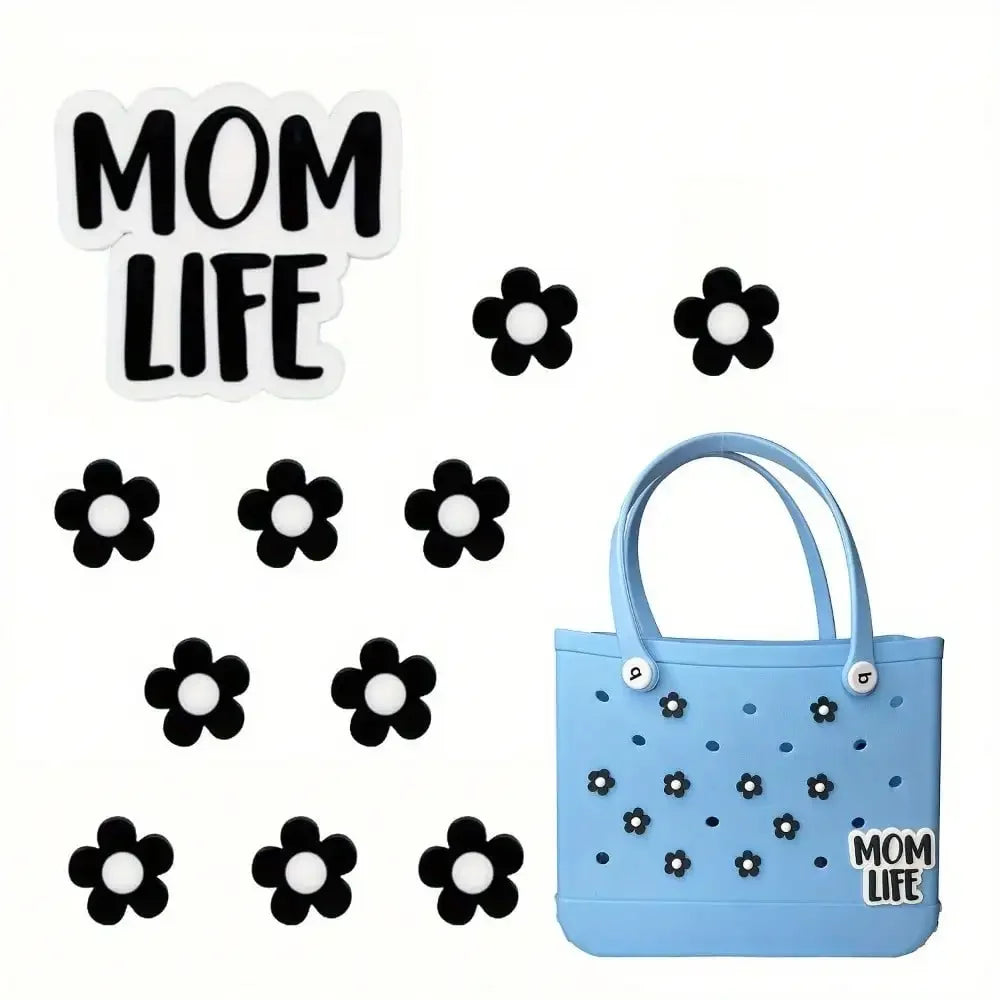 Rubber Beach Bag Charms for Tote Bags