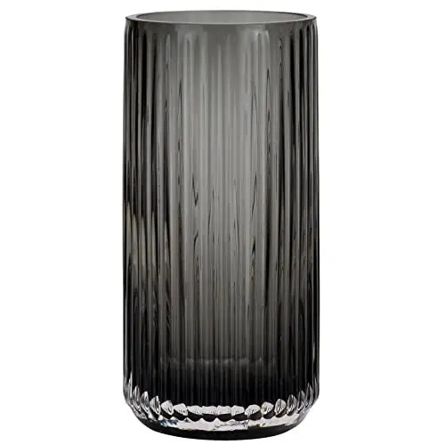 SNQP Clear Glass Vase For Pampas Grass Centerpiece