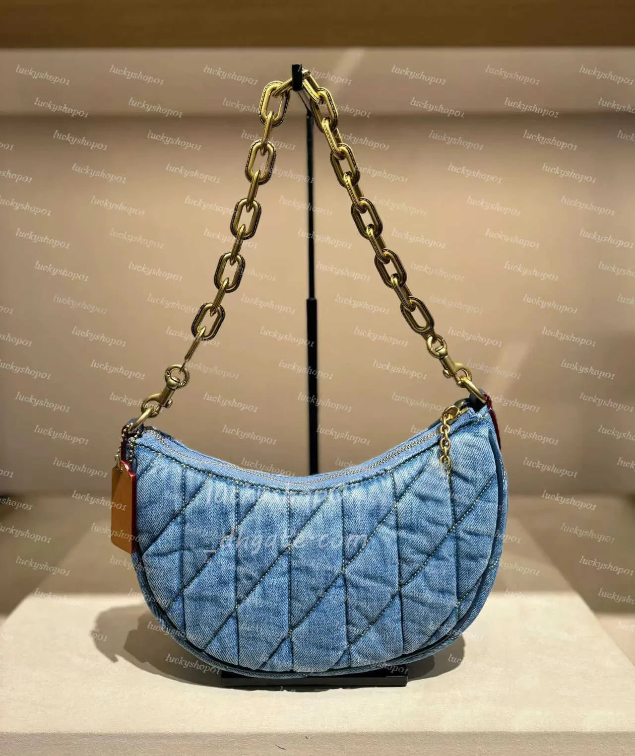Luxury Otabby Denim Bags Designer Mini Rowan Pillow Bags Women TERI bag with cherry pendant LAUREL Crossbody Hobos Tote Purse De
