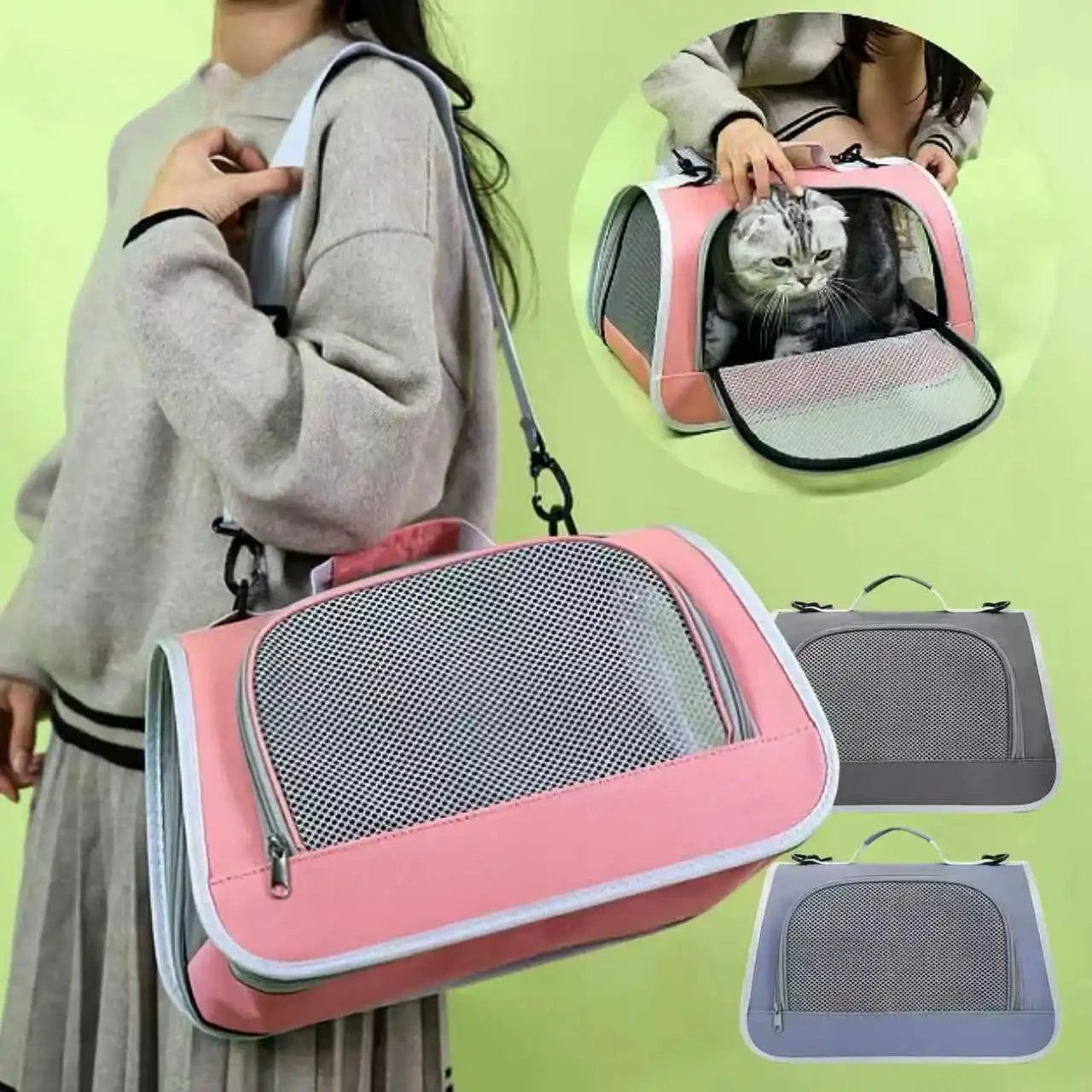 Pet Outing Portable Cat And Dog Handbag Carrier Travel