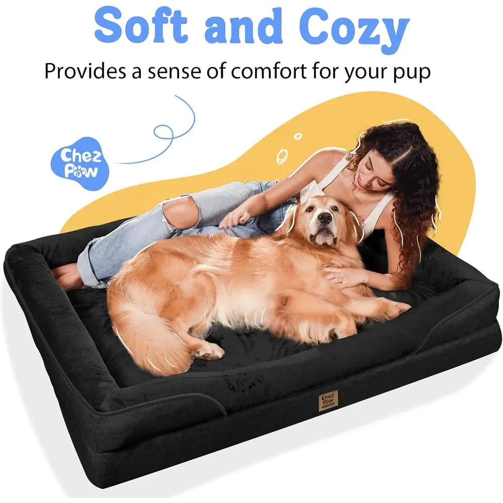 Orthopedic Dog Bed With Removable Cover
