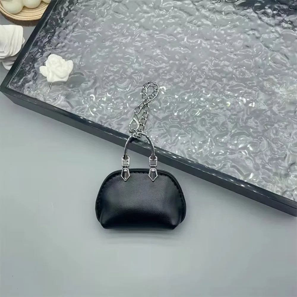 PU Leather Bag Pendant Keychain Decoration For Handbags