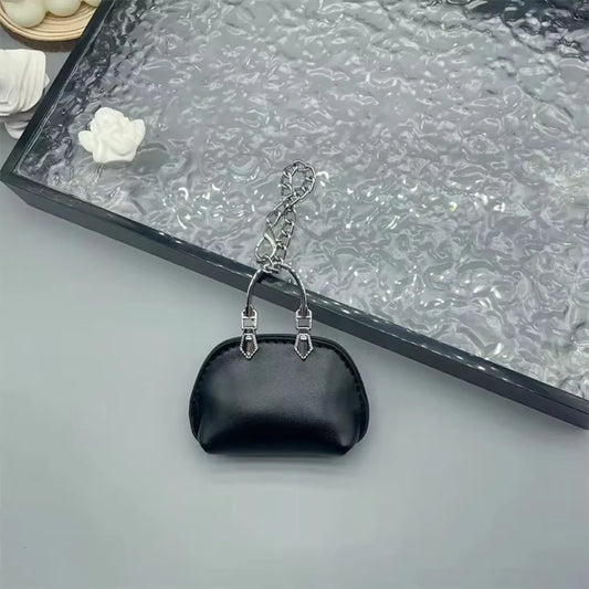 PU Leather Bag Pendant Keychain Decoration For Handbags