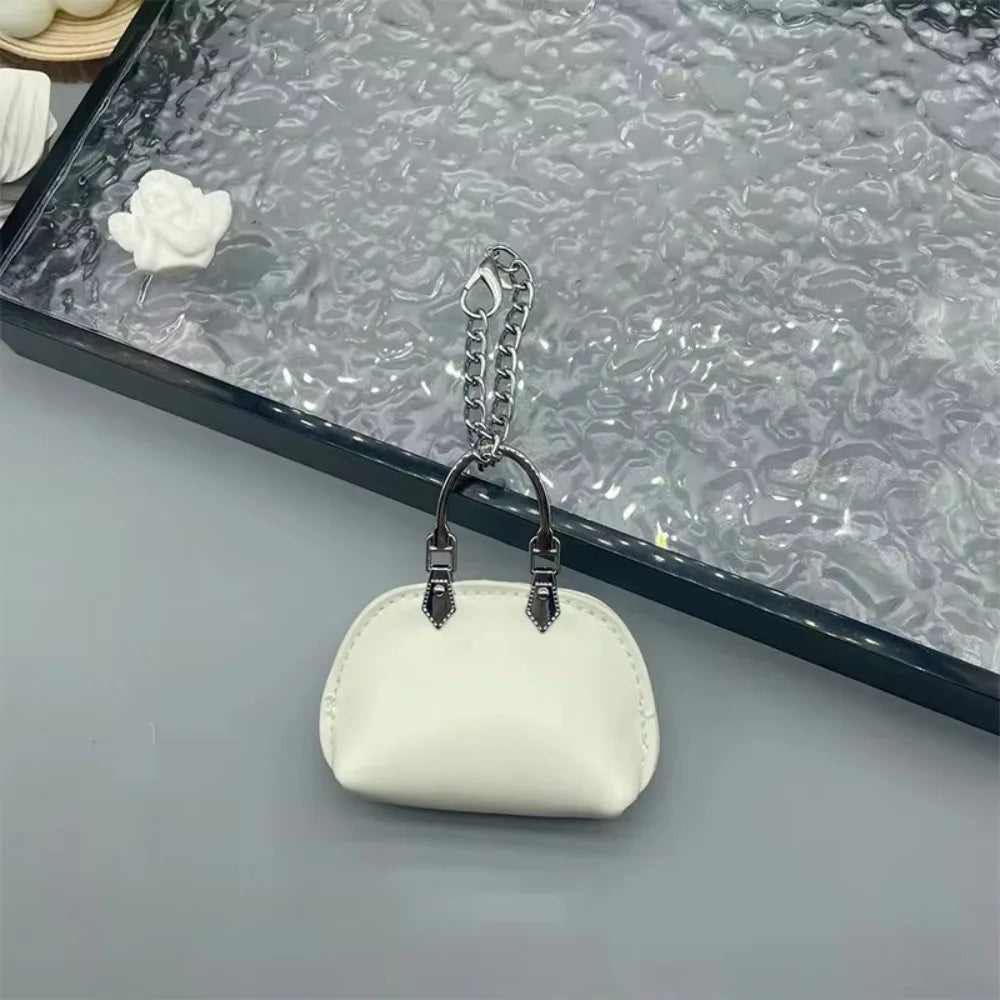 PU Leather Bag Pendant Keychain Decoration For Handbags
