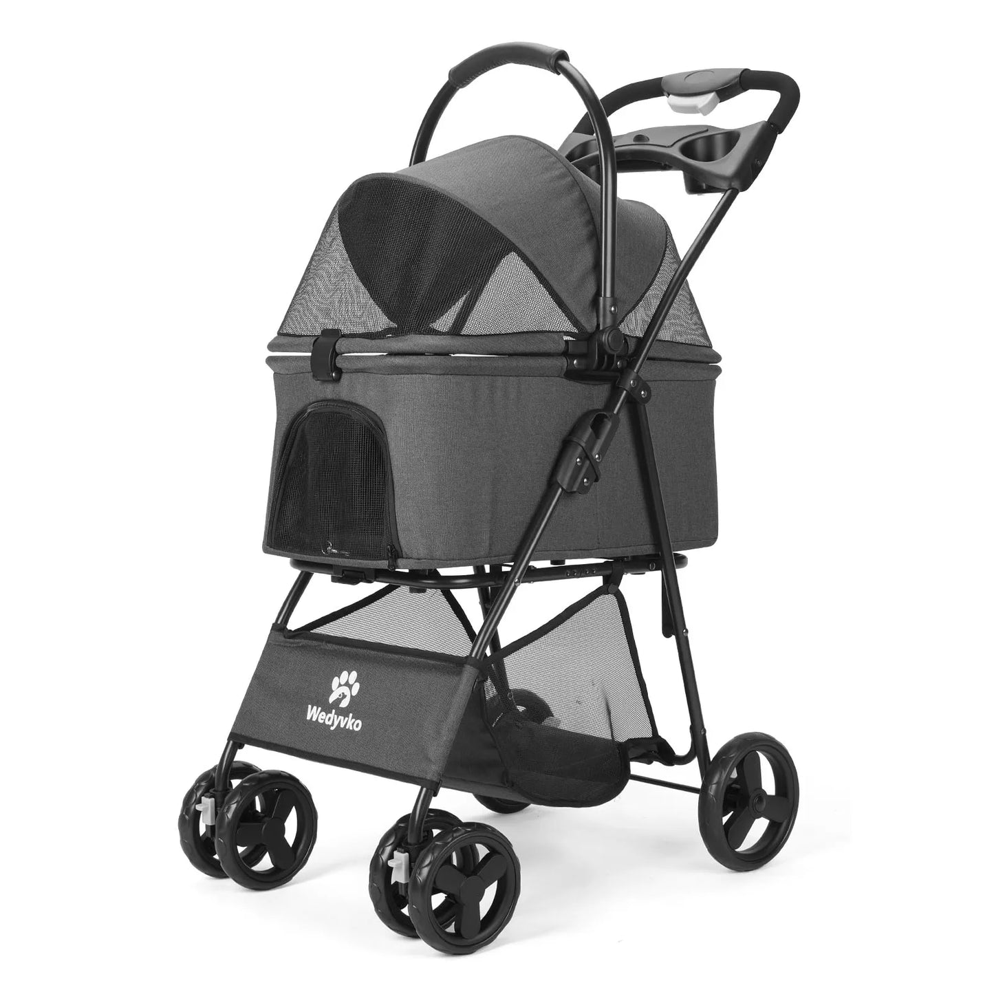 3-In-1 Pet Stroller With Removable Carrier For Pets