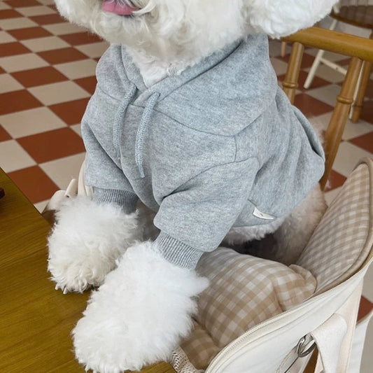Warm Dog Hoodies Soft Fleece Clothing For Small Medium Dogs