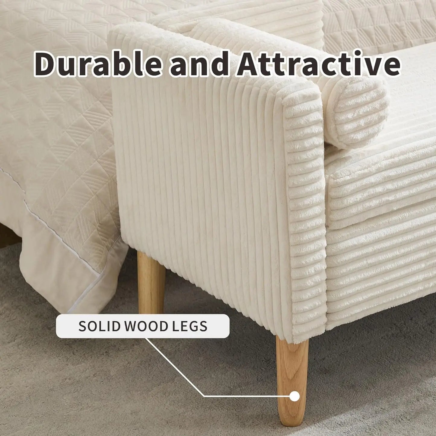 Storage Ottoman Bench With Removable Pillows Upholstered End Of Bed