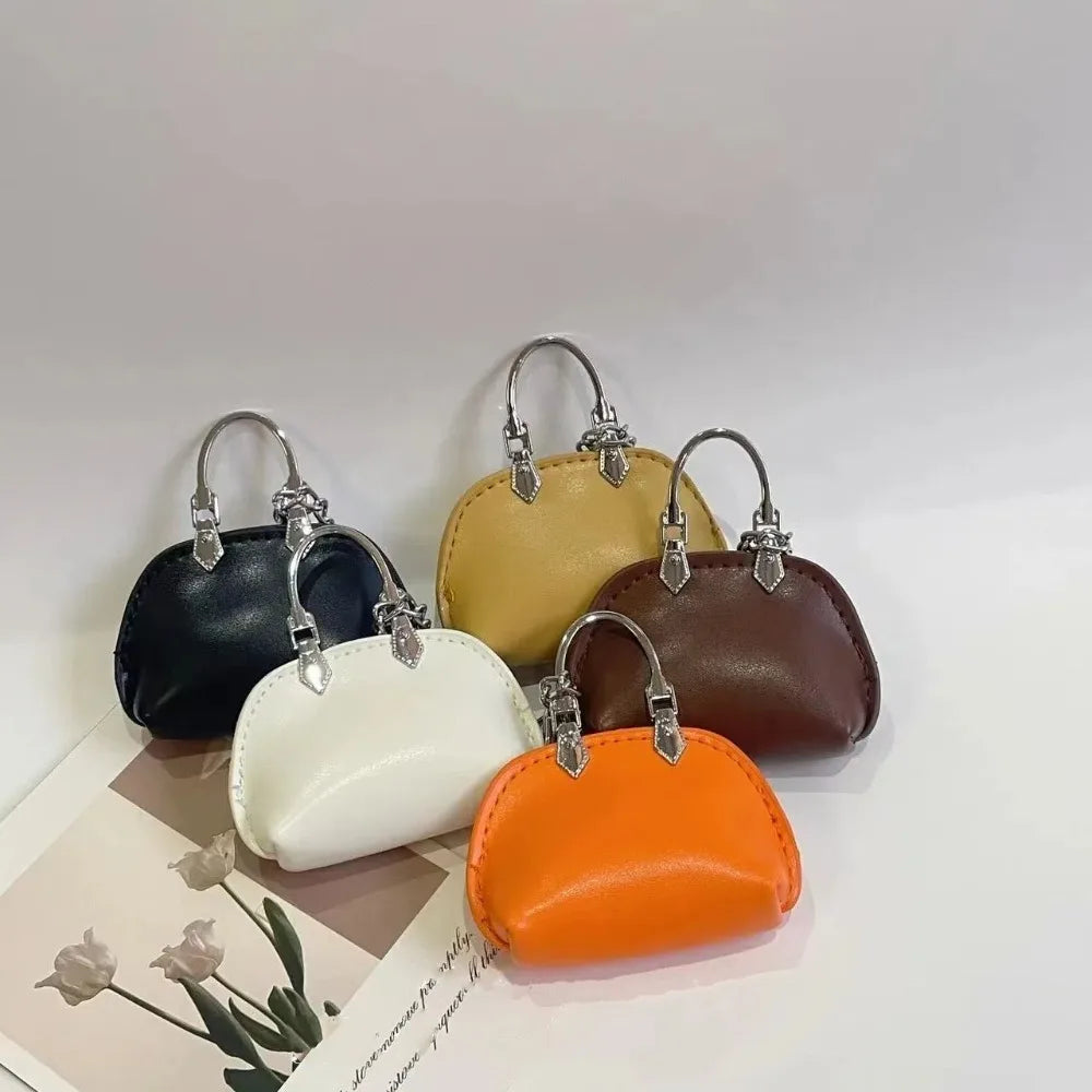 PU Leather Bag Pendant Keychain Decoration For Handbags