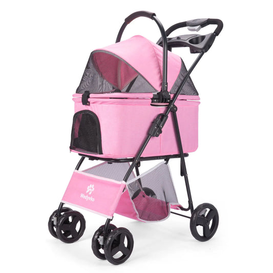 3-In-1 Pet Stroller With Removable Carrier For Pets