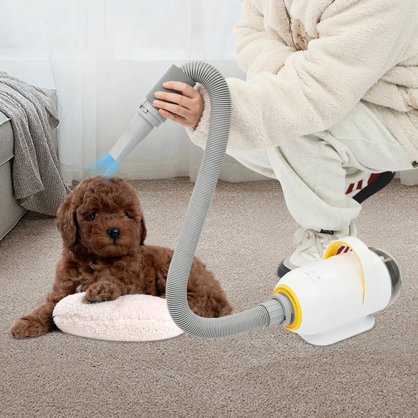 Automatic Pet Dryer For Cats And Dogs Smart Adjustable Blower