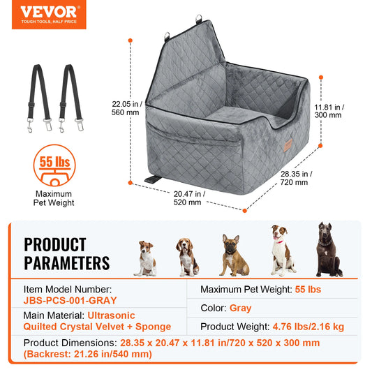 SucceBuy Dog Car Seat Booster