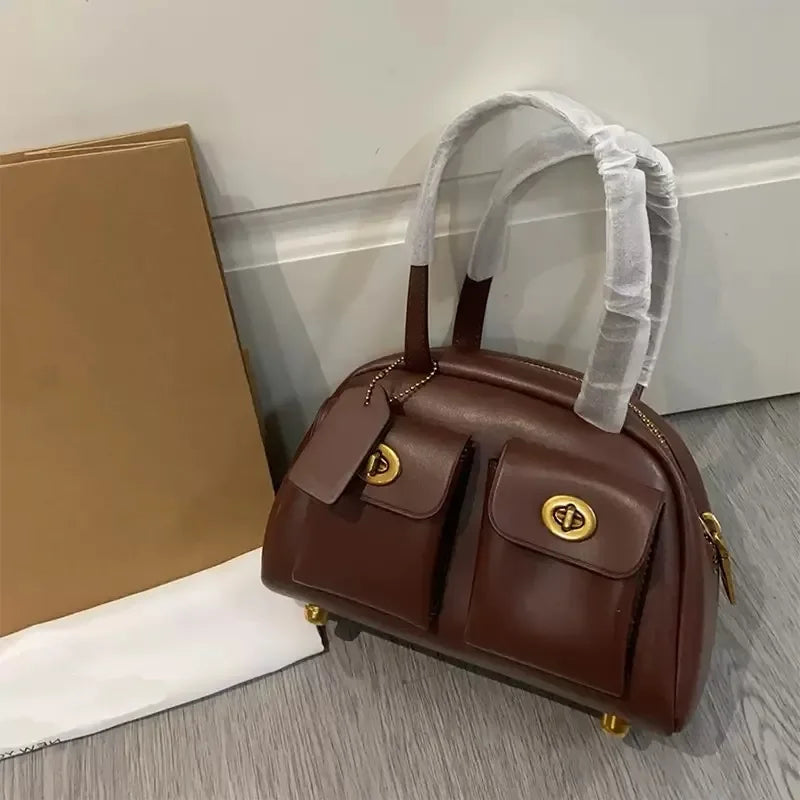 Large Capacity Chelsea Shoulder Bag 30 35 Luxury Designer Suede Genuine Leather Crossbody Bag Zipper Pocket Handbag Fashion Wome