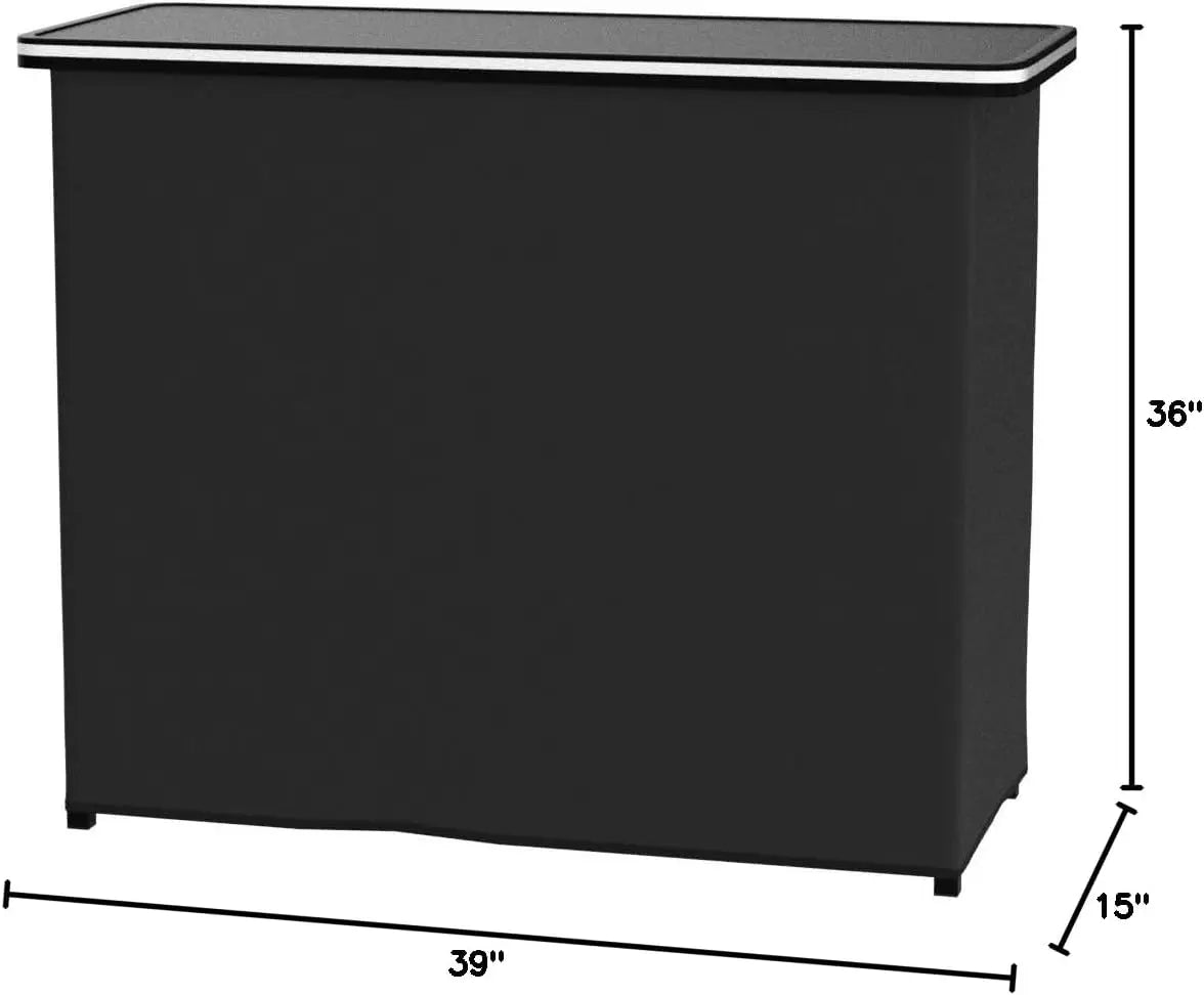 Portable Bar Table for Events and Mobile Bartending Station