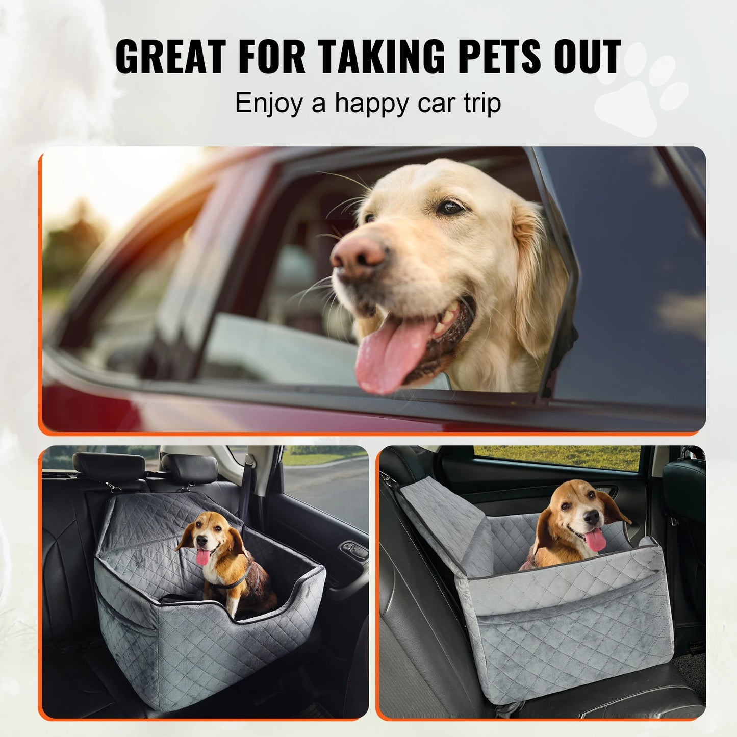 SucceBuy Dog Car Seat Booster