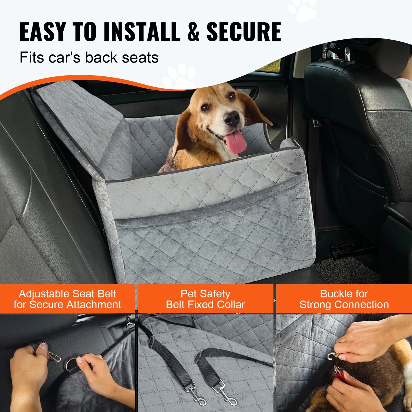 SucceBuy Dog Car Seat Booster