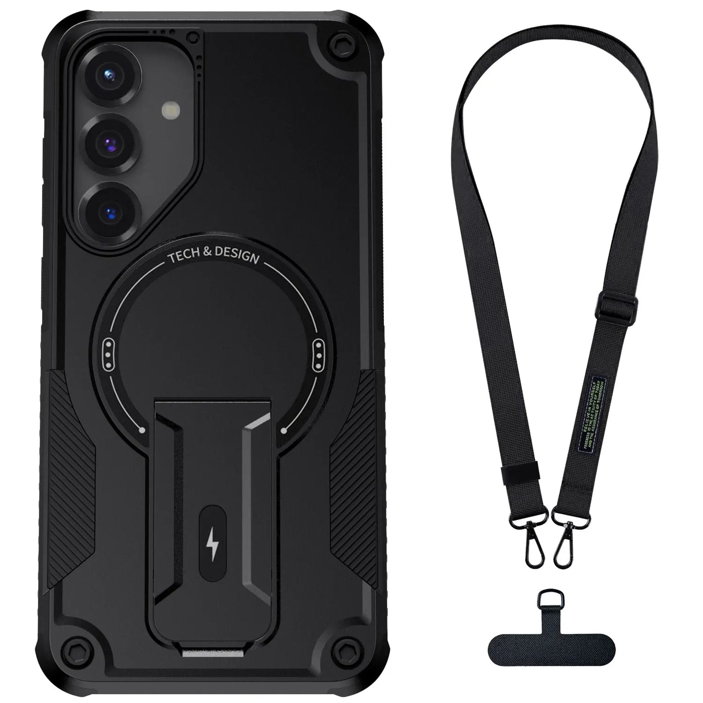 NONEDesign Shockproof Kickstand Case For Samsung Galaxy S25/S24