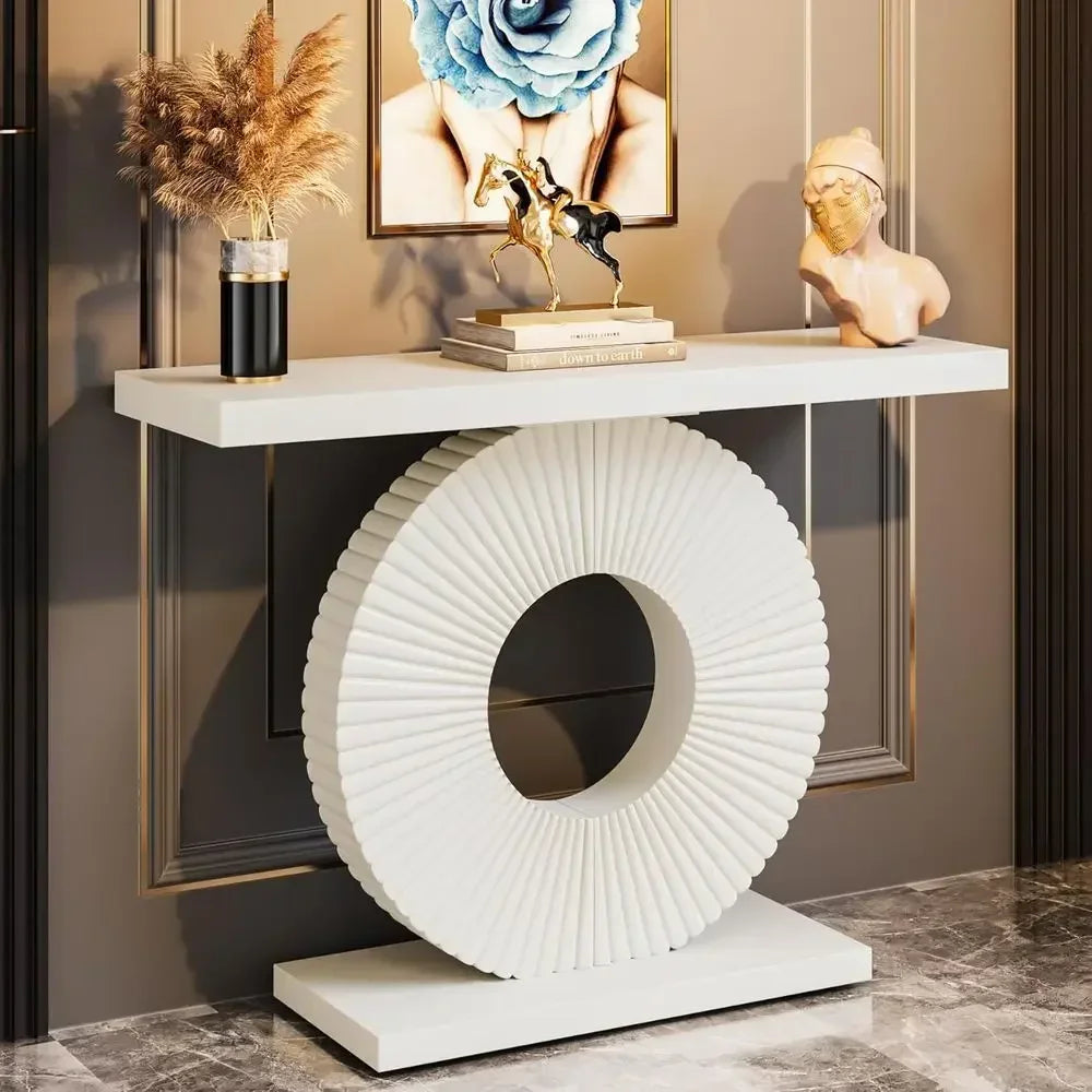 Modern Wood Console Table for Entryway and Hallway