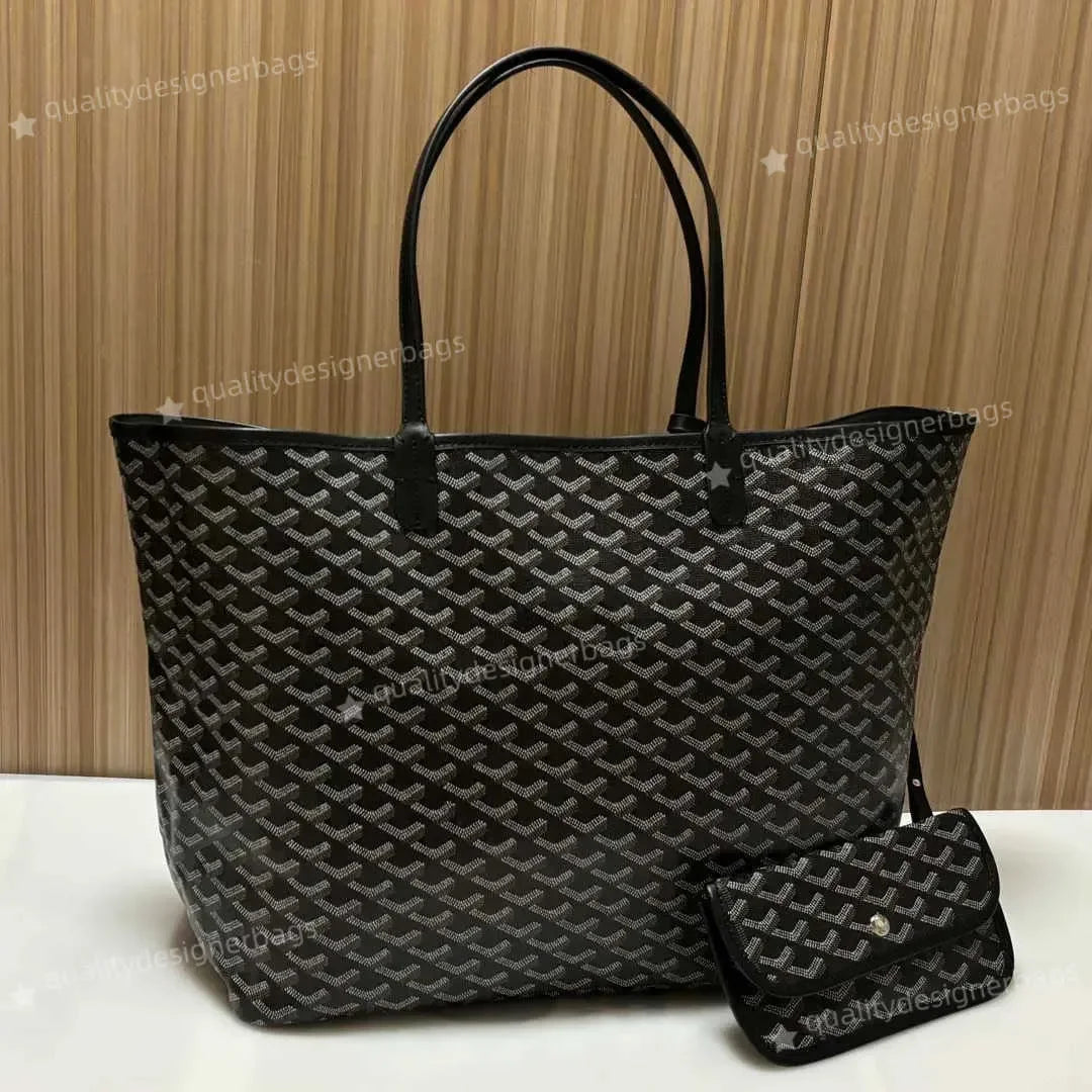 Totes goy Youth Designer Tote Bag double-sided Leather large capacity Shopping Goes Yardes Wallet men Womens tote Handbag should