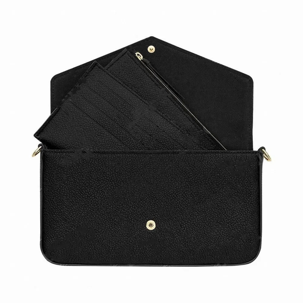 Original Quality 3pcs set Luxurys Designers Bags Purse Woman Fashion Monogrames Multi Pochette Felicie Chain Crossbody Shoulder