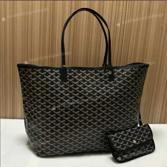 Totes goy Youth Designer Tote Bag double-sided Leather large capacity Shopping Goes Yardes Wallet men Womens tote Handbag should